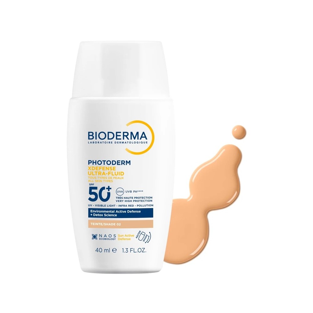Bioderma XDefense Ultra-Fluid SPF50+ Protezione Viso Colorata 40 ml - 02 