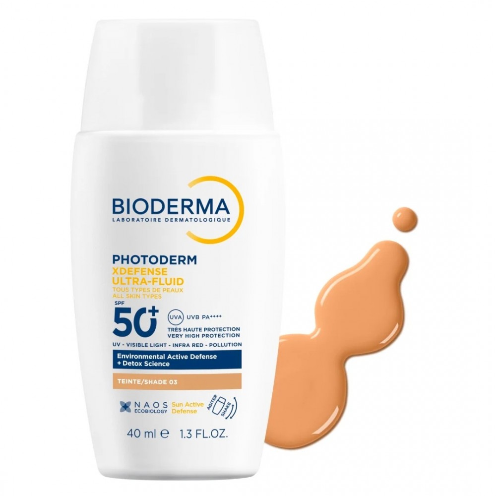 Bioderma XDefense Ultra-Fluid SPF50+ Protezione Viso Colorata 40 ml - 04 