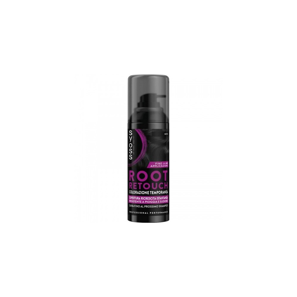 Palette Syoss Spray Ritocco Ricrescita Temporaneo Nero 