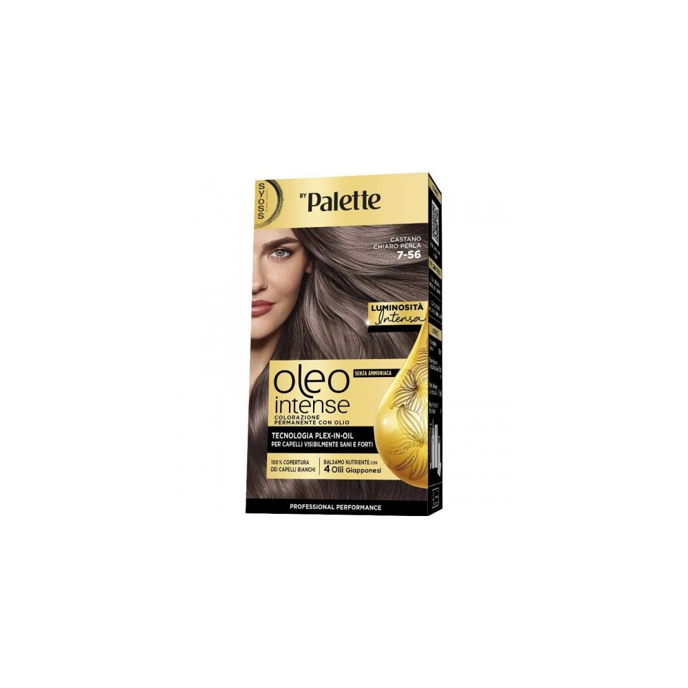 Palette Syoss Oleo Intense Colorazione Permanente N. 7-56 Castano Chiaro Perla 