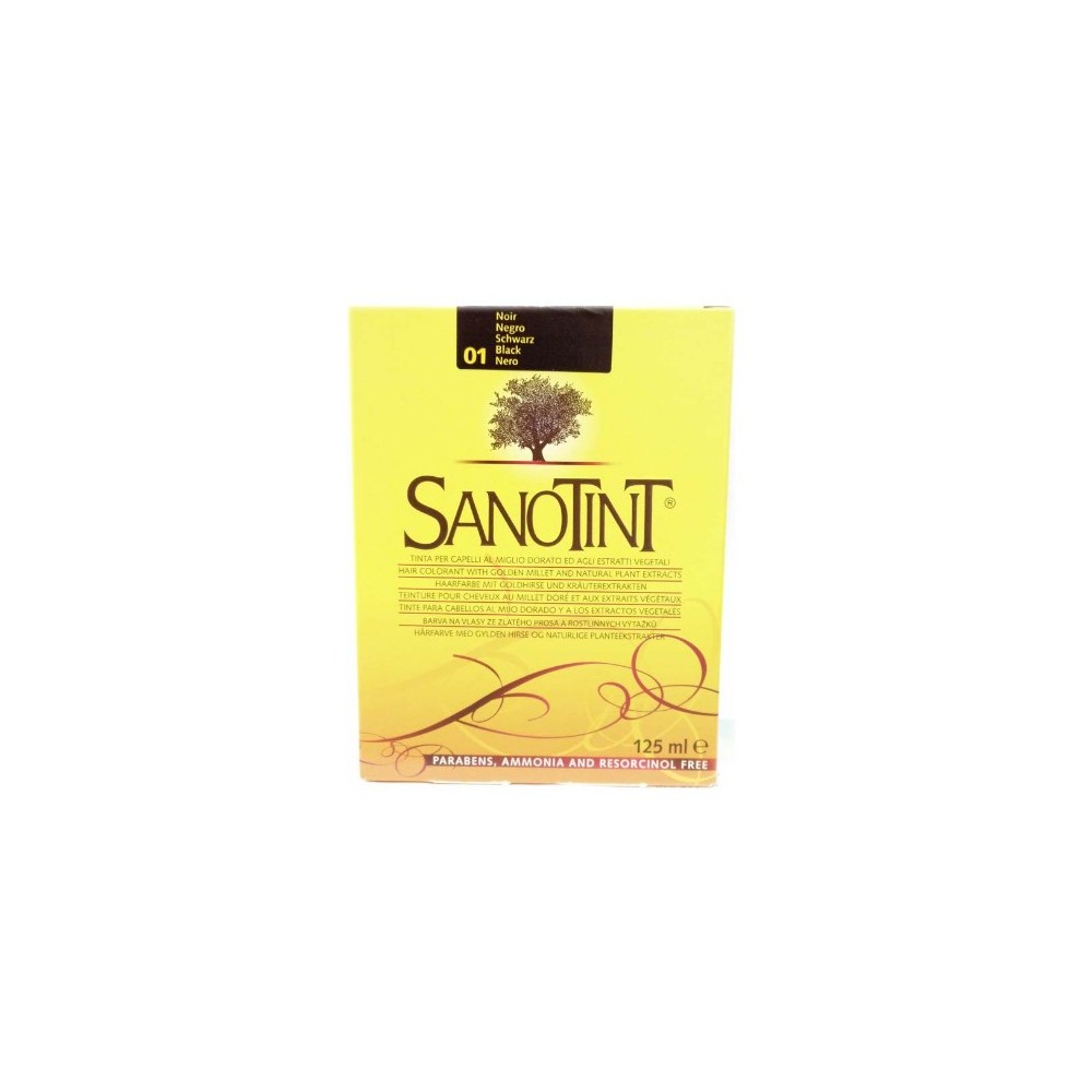Sanotint Tintura Per Capelli Sensibili N.01 Nero 125 Ml 