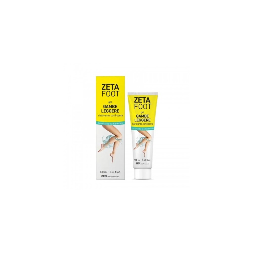 Zeta Farmaceutici Zetafoot Gel Gambe Leggere Riattivante E Tonificante 100 Ml 