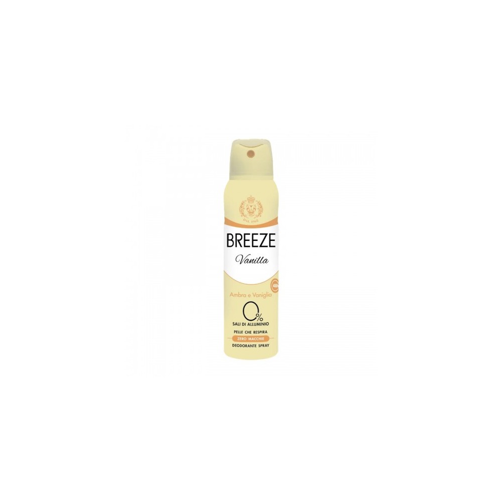 Breeze Vanilla Deodorante Spray 150 Ml 