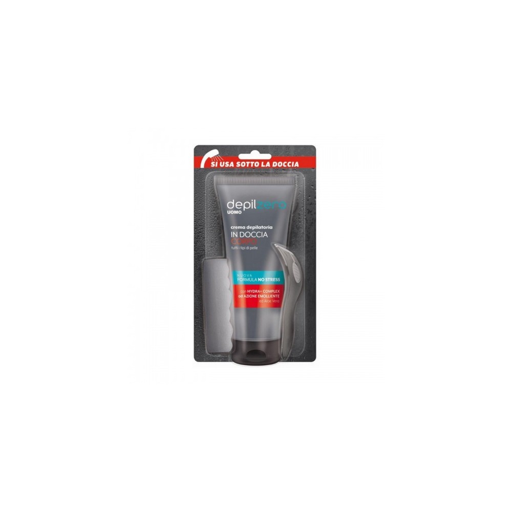 Depilzero Uomo Crema Depilatoria Sotto La Doccia 200 Ml 