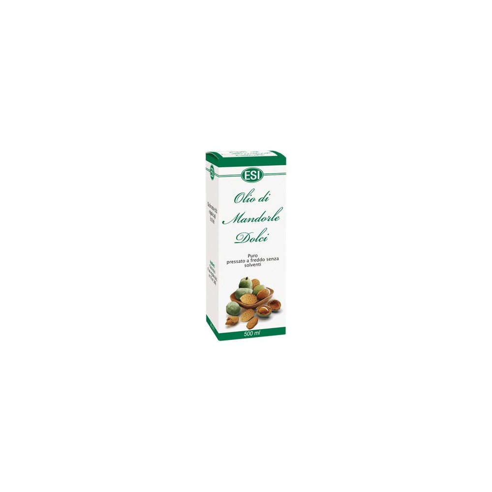 Esi Olio Di Mandorle Dolci Pressato A Freddo Senza Solventi. 100% Naturale 500 ML 