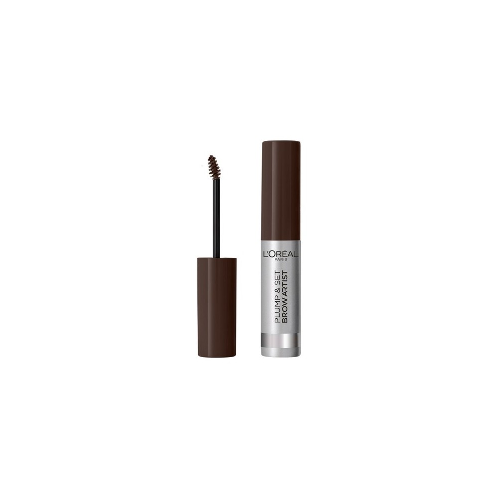 L'Oreal Paris Plump & Set Brow Artist Mascara Per Sopracciglia N. 108 Dark Brunette 