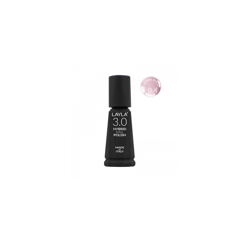 Layla 3.0 Hybrid Nail Polish Smalto Per Unghie N.0.4 Virtual Beige 