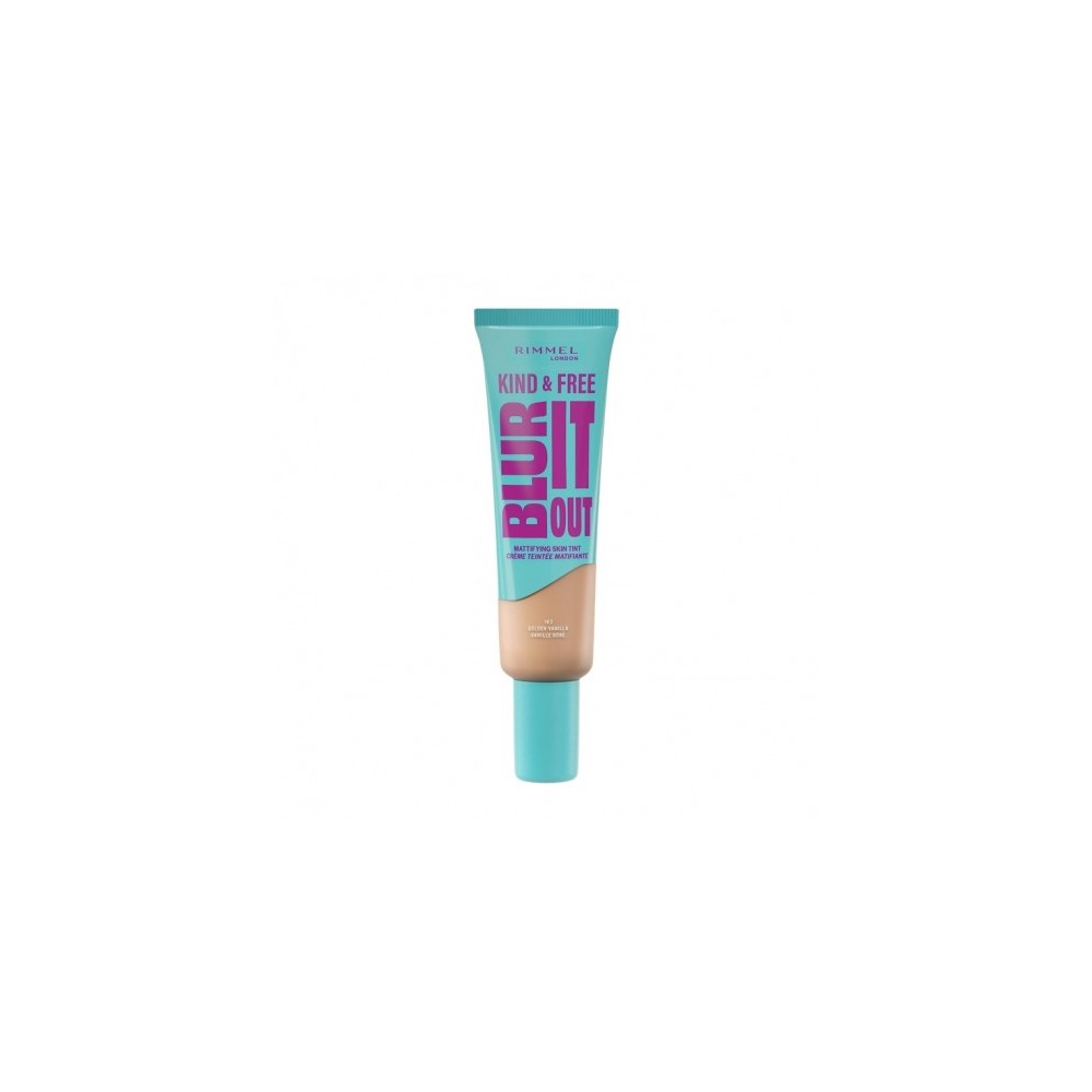 Rimmel Blur It Out SPF20 Fondotinta Liquido Opacizzante N.163 Golden Vanilla 30 Ml 