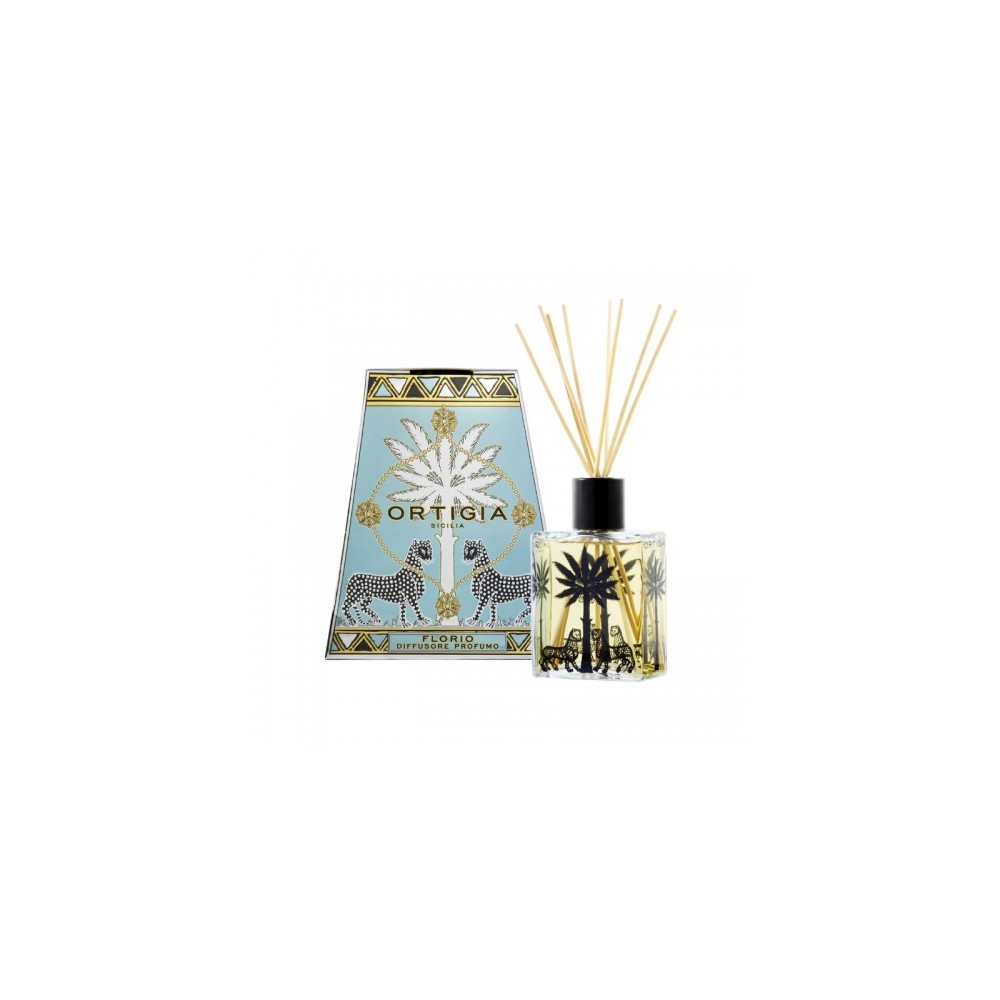 Ortigia Florio Diffusore Aromatico Con Bastoncini 200 Ml 