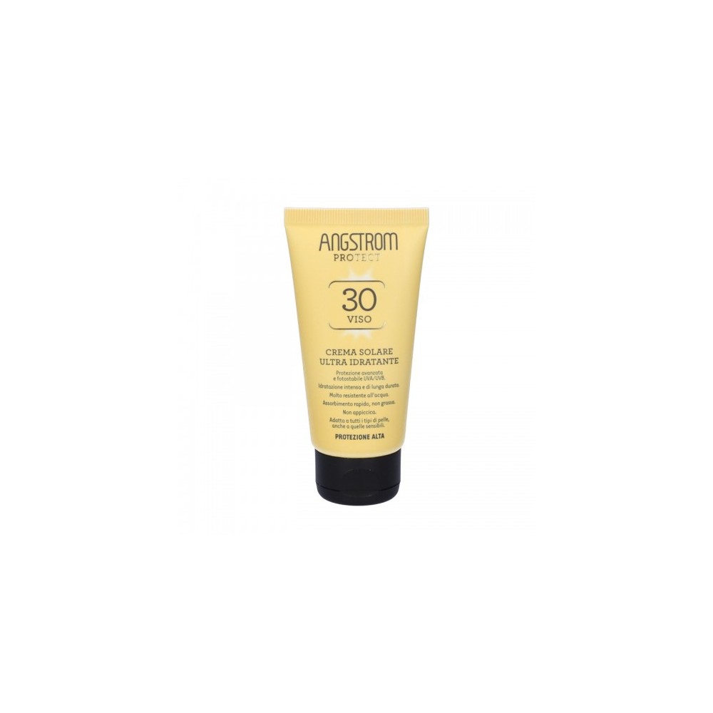 Angstrom Crema Solare Viso 30 SPF Ultra Idratante Protect Protezione Alta 50 Ml 