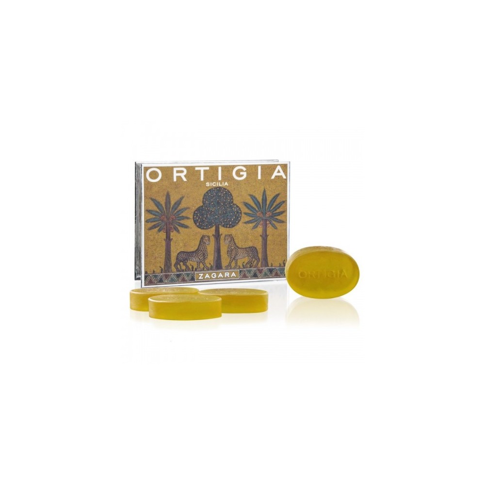 Ortigia Zagara Scatolacola Con 4 Saponi 40 G 