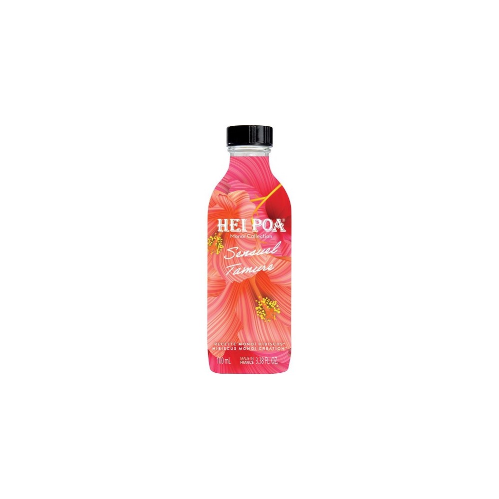 Hei Poa Sensuel Tamure Recette Monoï Hibiscus 100 Ml 