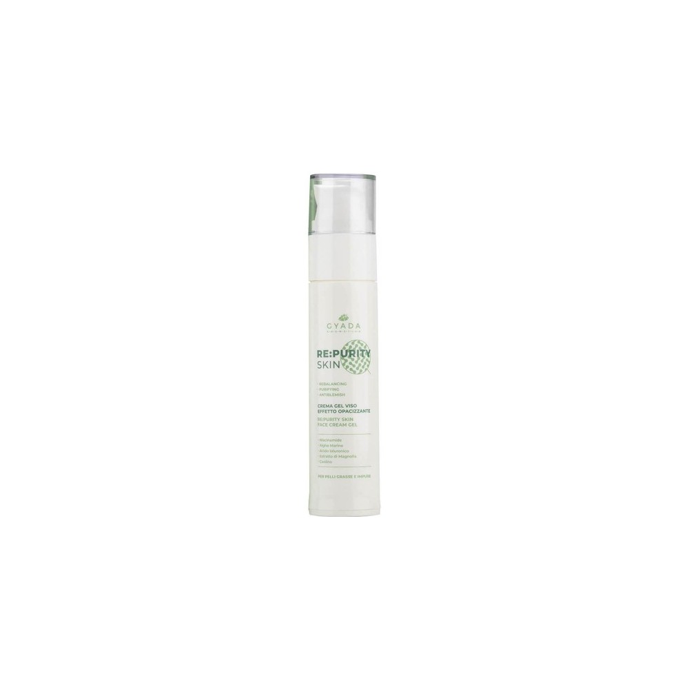 Gyada Cosmetics Re-Purity Skin Crema Gel Viso Effetto Opacizzante 50 Ml 