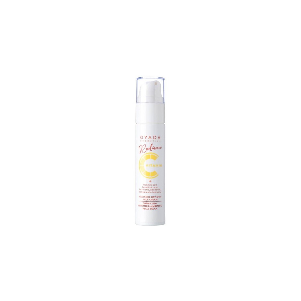 Gyada Cosmetics Radiance Crema Viso Effetto Illuminante Pelle Secca 50 Ml 