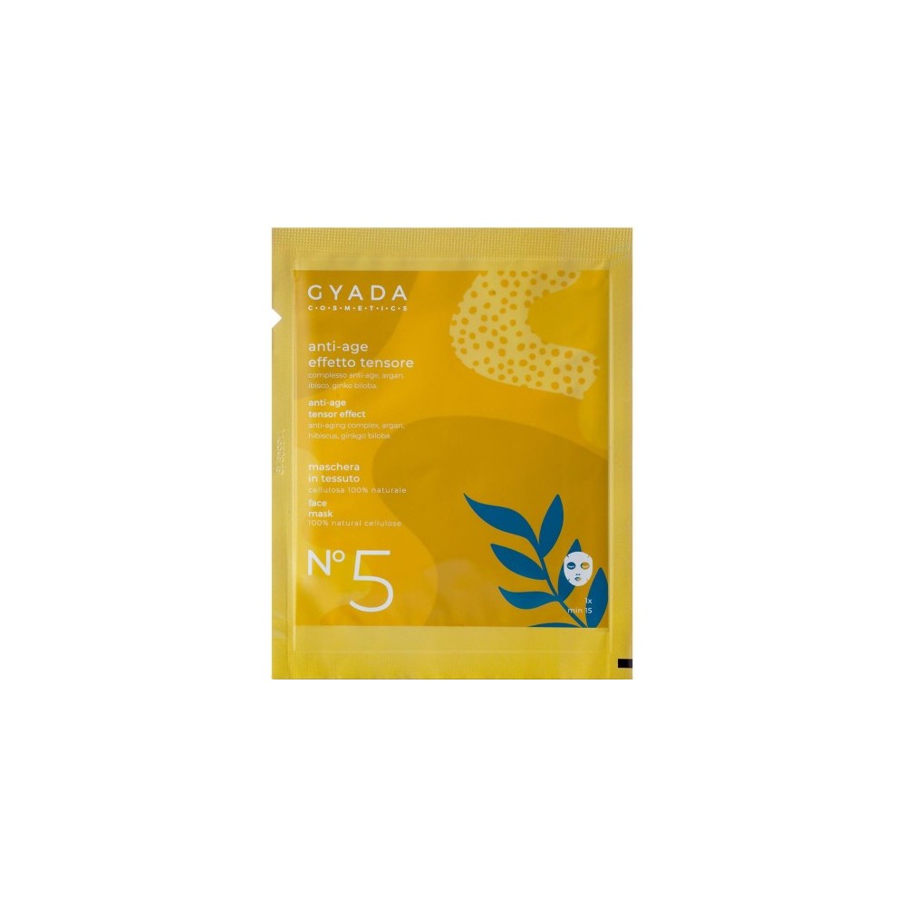 Gyada Cosmetics N5 Maschera In Tessuto Anti-Age Effetto Tensore 15 Ml 