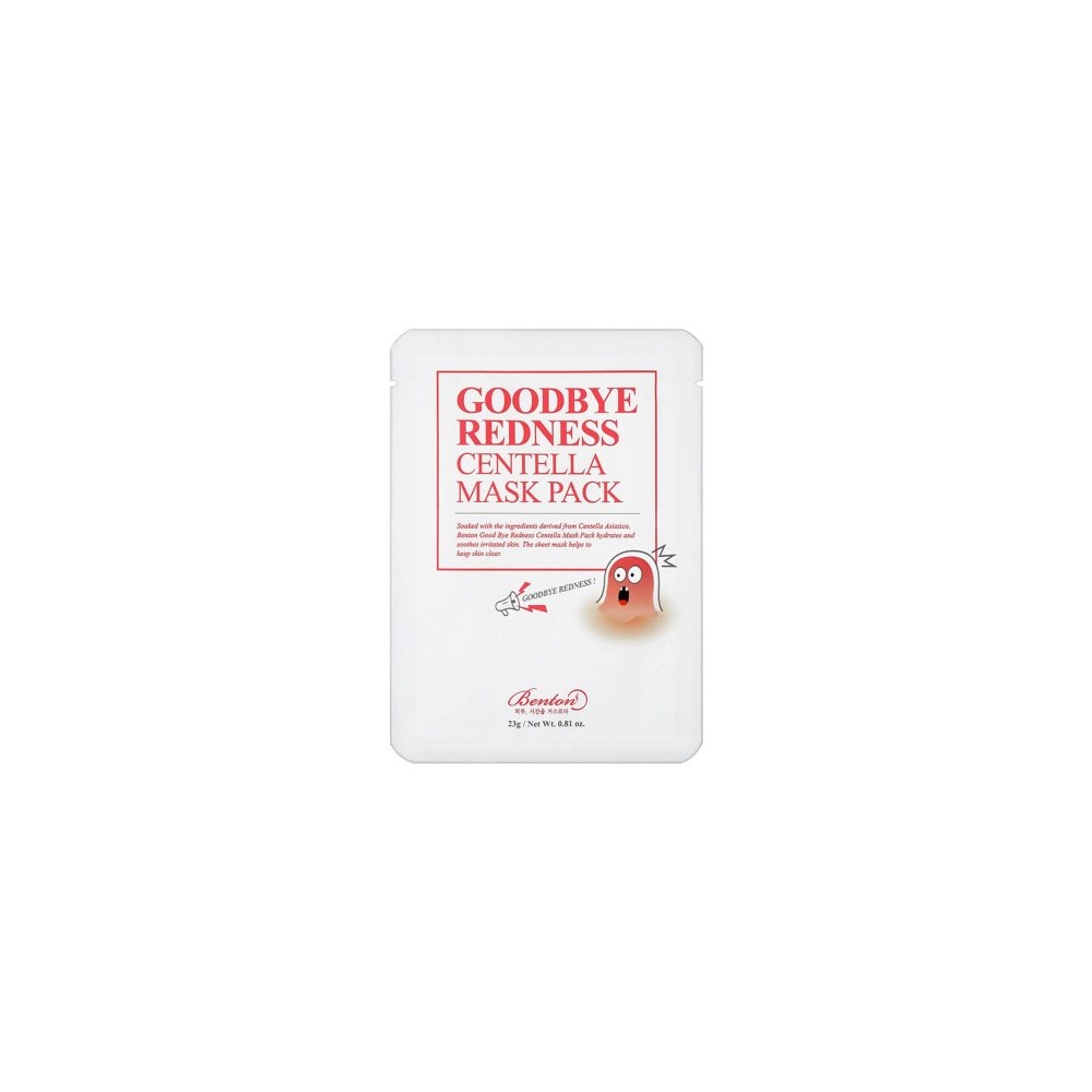Miin Korean Cosmetics Benton Goodbye Redness Centella Mask Pack  