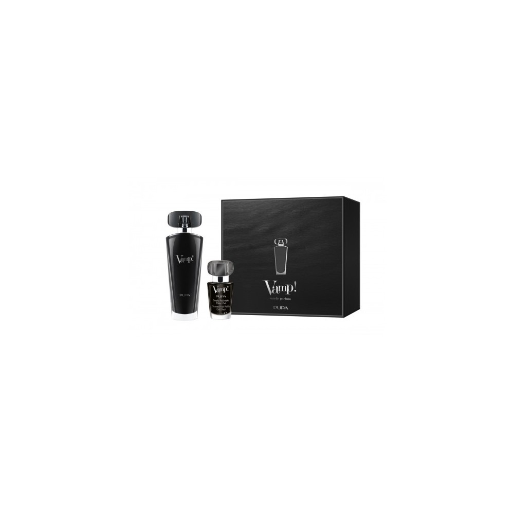 Pupa Cofanetto Vamp Black - Eau De Parfum Donna 50 Ml + Smalto Nero 9 Ml 