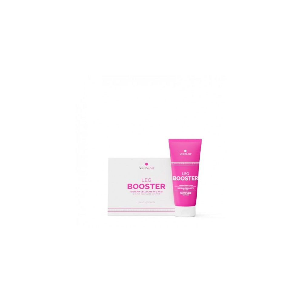 Veralab Leg Booster - Sistema Rimodellante Cellulite In 2 Fasi Crema + Guaina Corsaro Taglia M 