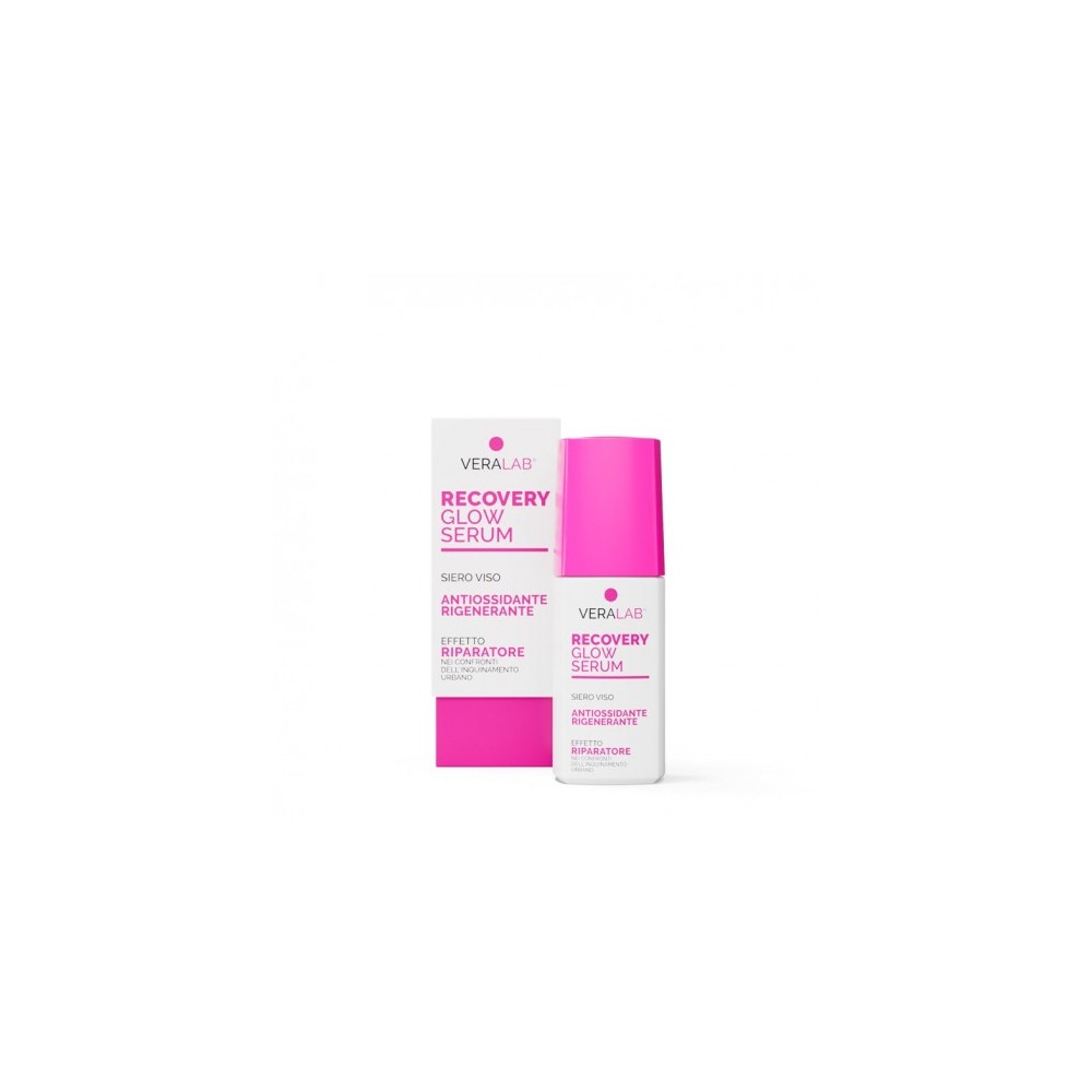 Veralab Recovery Glow Serum - Siero Viso Rigenerante Antiossidante Illuminante 30 Ml 