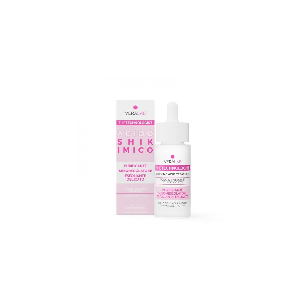 Veralab Acido Shikimico - Siero Viso Purificante 30 Ml 