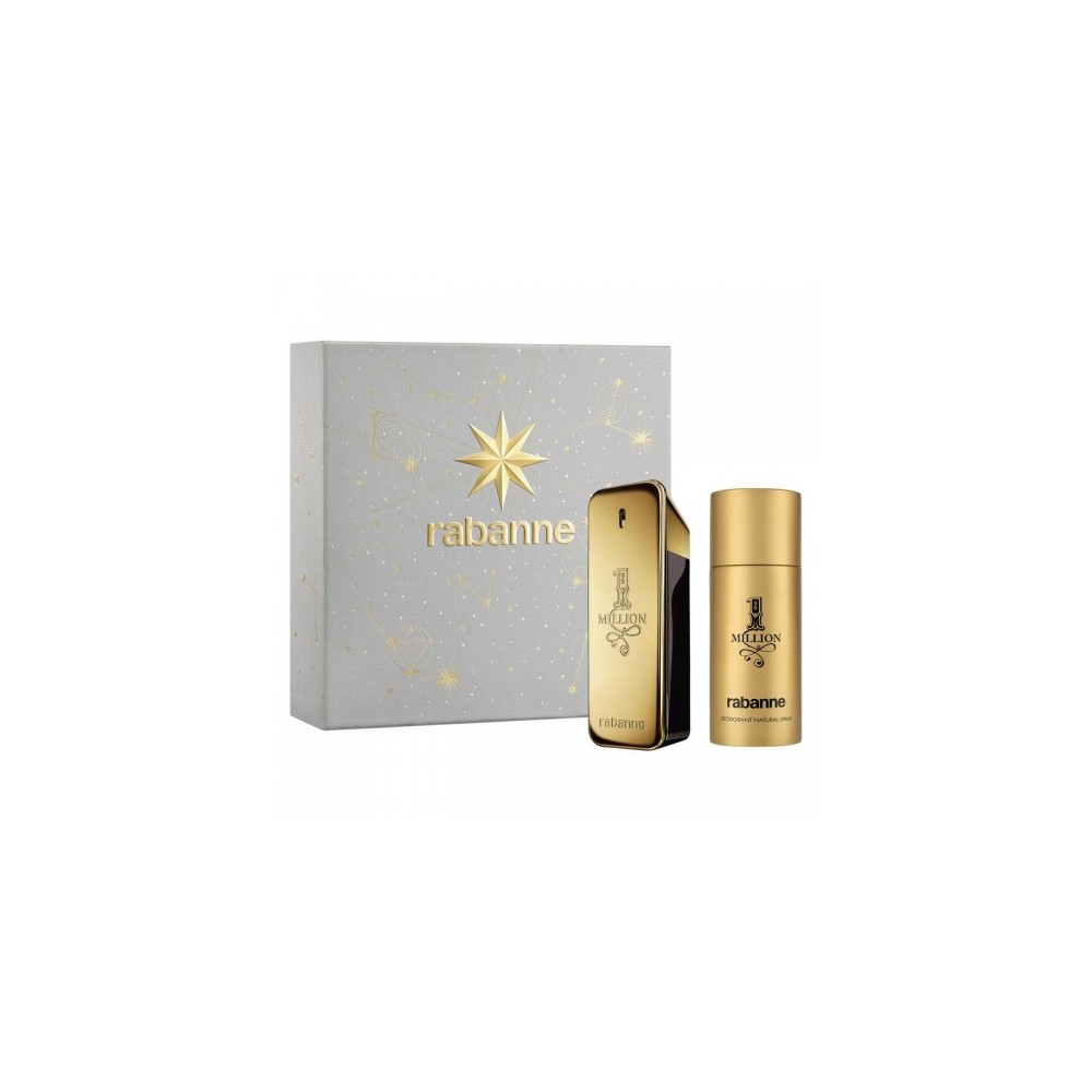 Paco Rabanne Coanetto 1 Million - Eau De Toilette Uomo 100 Ml + Deodorante spray 150 Ml 