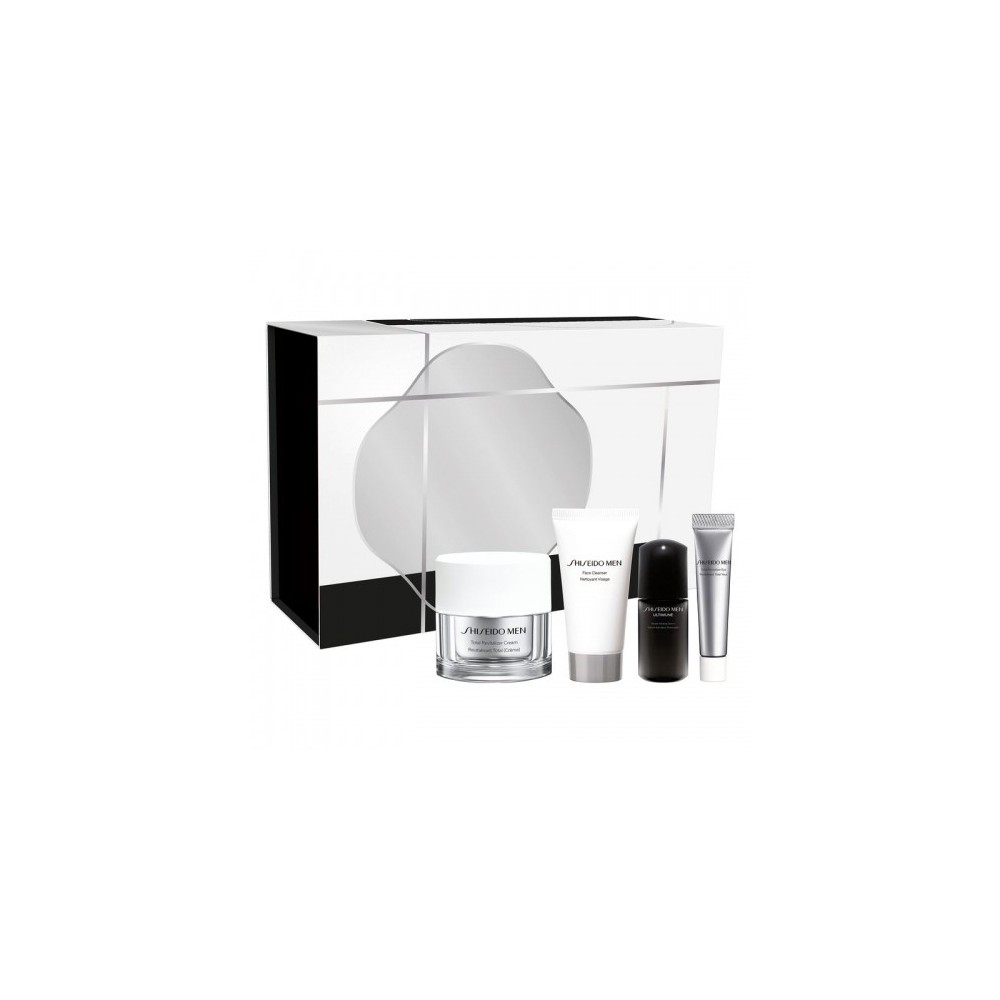 Shiseido Cofanetto Men Routine Anti-Età Globale - Skincare Maschile Completa E Rigenerante 