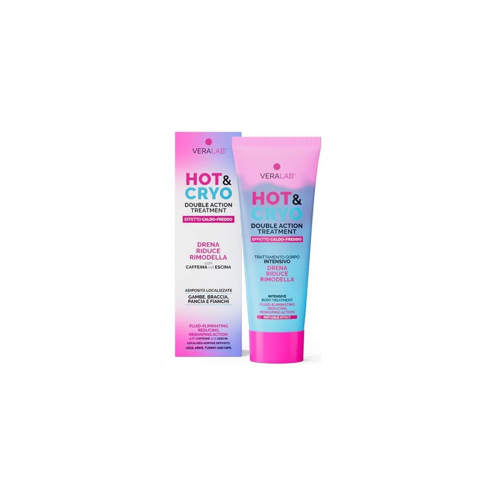 Veralab Hot&Cryo - Trattamento Corpo Intensivo Drenante E Rimodellante Effetto Caldo-Freddo 200 Ml 