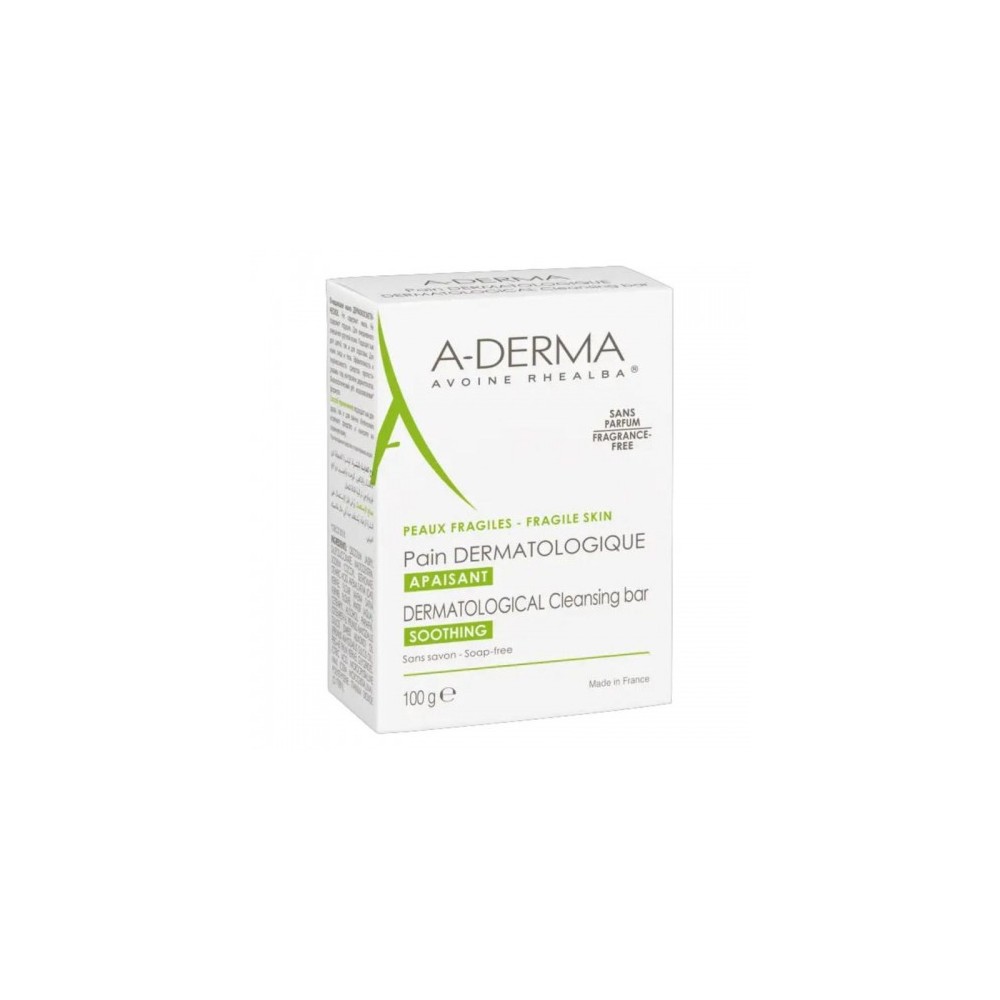 Aderma Pane Dermatologico Lenitivo - Detergente Delicato Senza Profumo E Sapone 100 G 