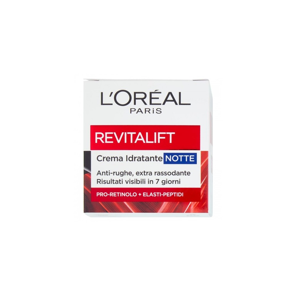 L'Oreal Paris Revitalift - Crema Idratante Notte Anti-Età Rassodante 50 Ml 