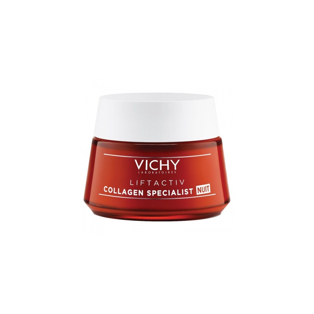 Vichy Liftactiv Collagen Specialist Nuit - Crema Viso Rinforzante Illuminante 50 Ml 