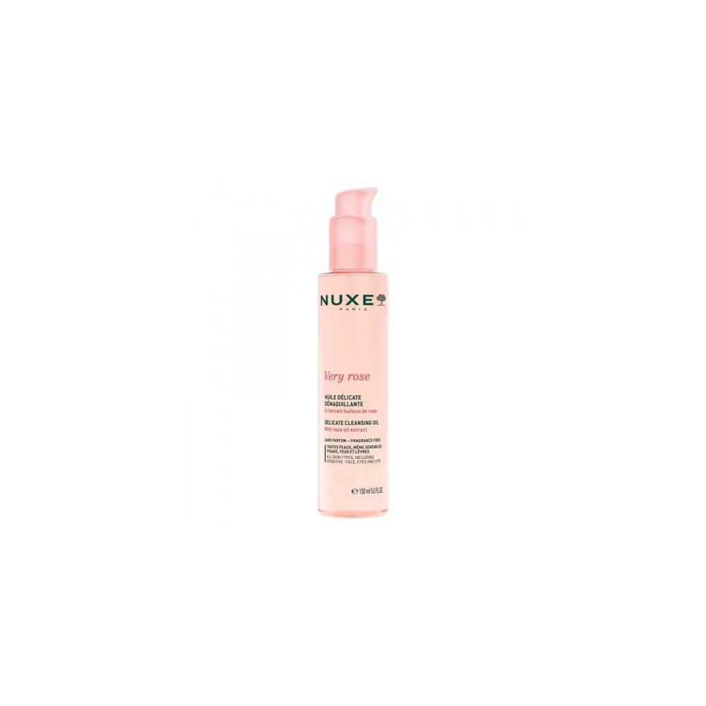 Nuxe Very Rose - Olio Detergente Struccante Delicato 150 Ml 