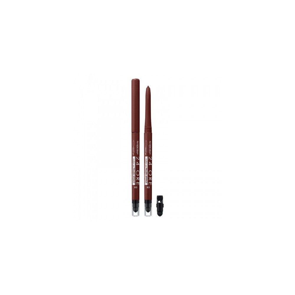 Deborah 24 Ore Make Up Filler Effect - Matita Labbra N. 08 Contour Brown 