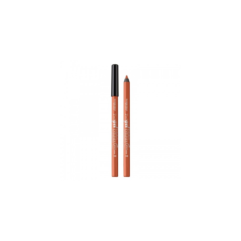 Deborah 2 In 1 Gel Kajal & Eyeliner - Matita N. 05 Bronze 