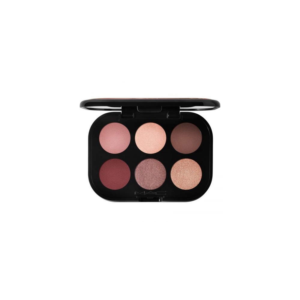 Mac Cosmetics Connect In Colour Eye Shadow Palette - 6 Ombretti - Embedded In Burgundy 