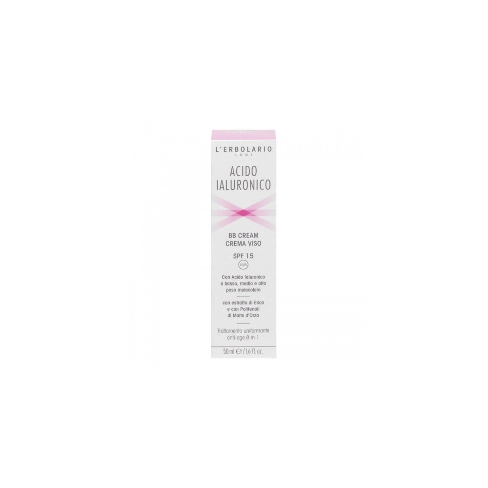 L'Erbolario Acido Ialuronico Bb Cream Spf 15 - Crema Viso 50 Ml 