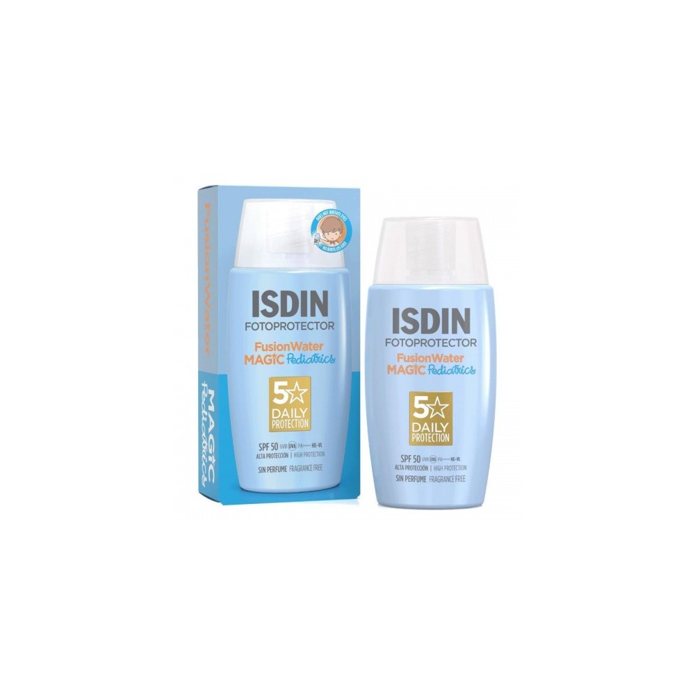 Isdin Fusionwater Magic Pediatrics Spf 50 - Protezione Solare Per Bambini 50 Ml 
