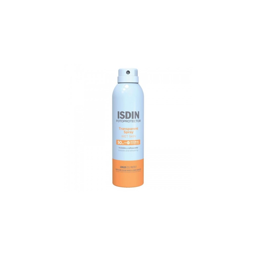 Isdin Fotoprotector Transparent Spray Wet Skin Spf 50 - Protezione Solare 250 Ml 