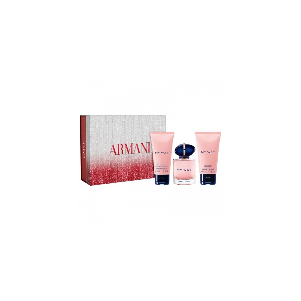 Armani Cofanetto My Way - Eau De Parfum 50 Ml Vapo + Lozione Corpo 50 Ml + Gel Doccia 50 Ml 