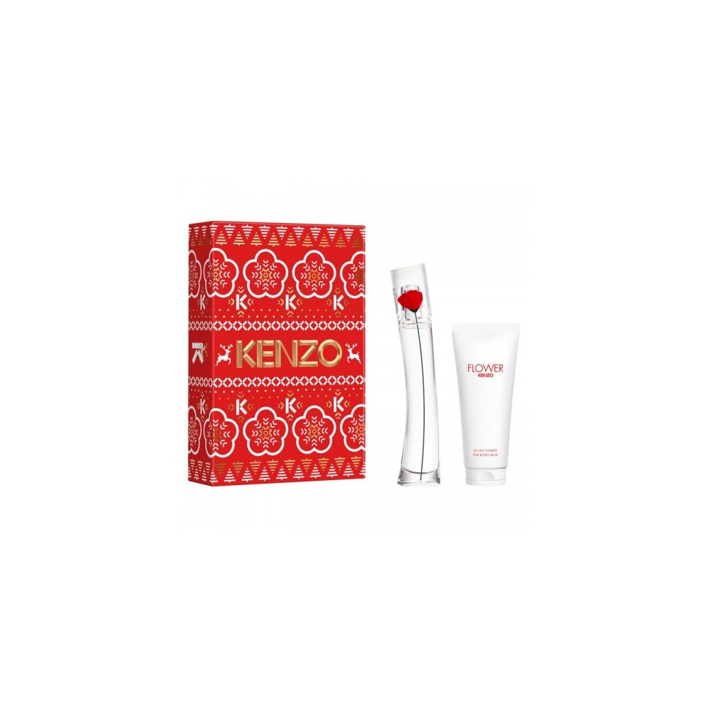 Kenzo Cofanetto Flower By - Eau De Parfum 30 Ml + Latte Corpo Profumato 75 Ml 