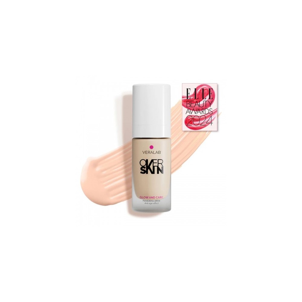 Veralab Overskin Glow And Care - Fondotinta Attivo N. 0.5 Fair 