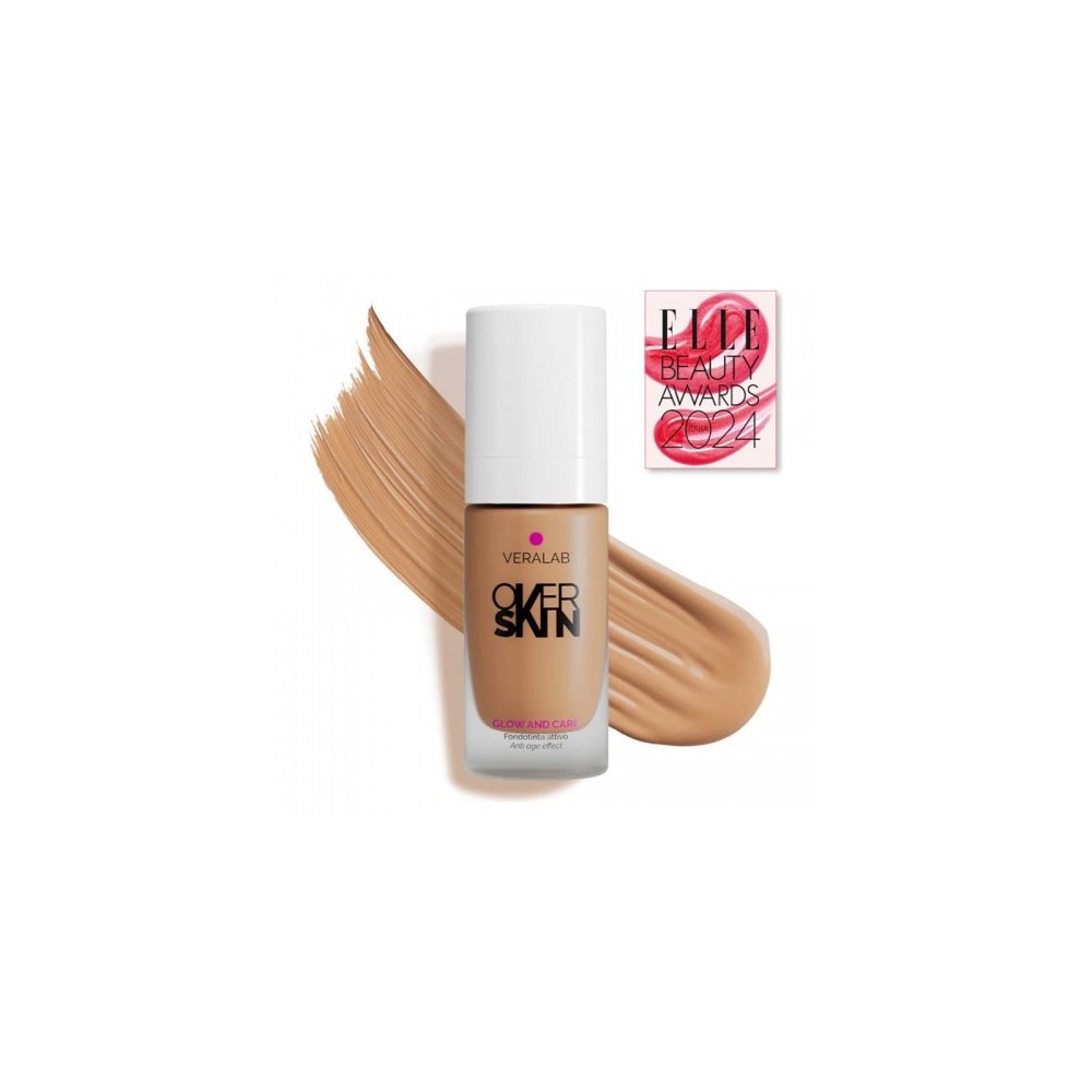 Veralab Overskin Glow And Care - Fondotinta Attivo N. 8.5 Macadamia 