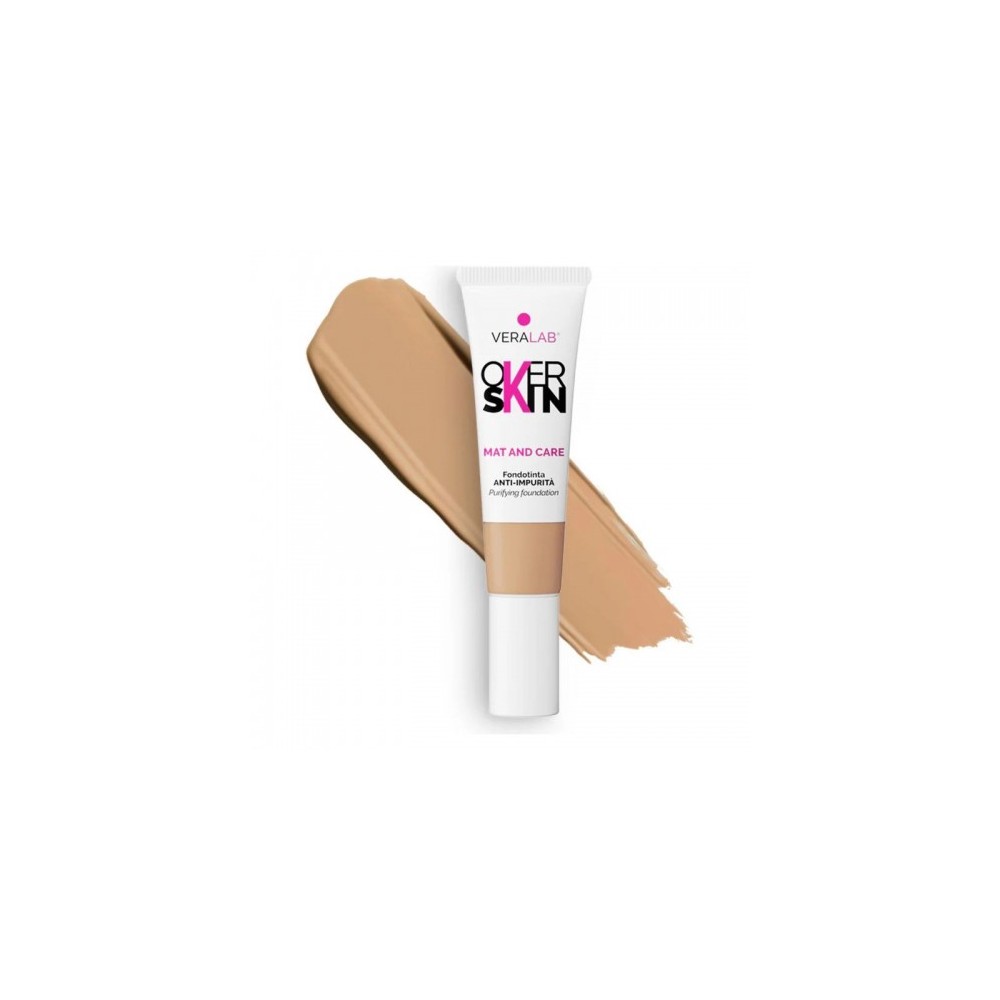 Veralab Overskin Mat And Care - Fondotinta Anti-Impurità N. 8.5 Macadamia 