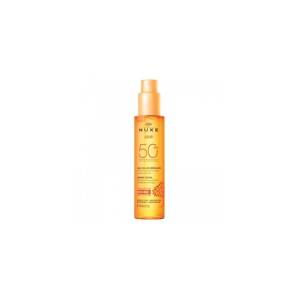 Nuxe Olio Solare Abbronzante Spf 50 - Alta Protezione 150 Ml 