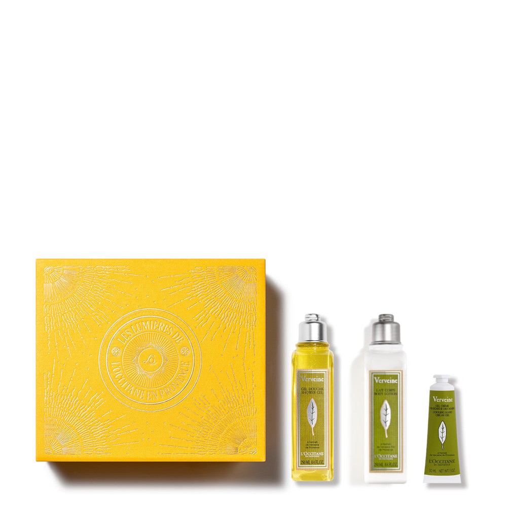 L'Occitane Verveine - Gel doccia 250 ml + Latte Corpo 250 ml + Crema Mani 30 ml 