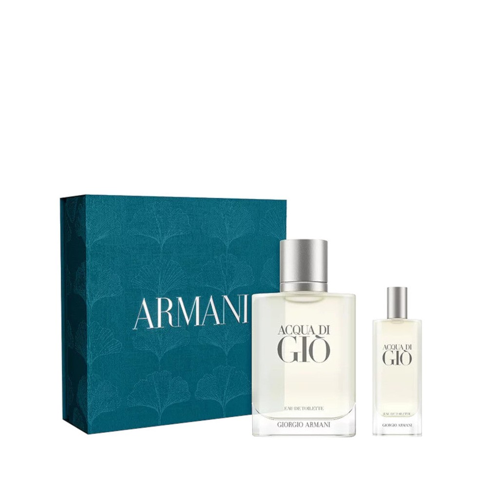Armani Acqua Di Giò - Eau De Toilette Uomo 100 Ml Vapo + Eau De Toilette Uomo 15 Ml Vapo 