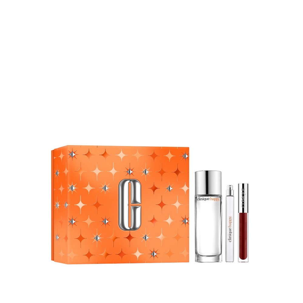 Clinique Happy - Eau De Parfum 50 Ml + Eau De Parfum 10 Ml + Lip Gloss 