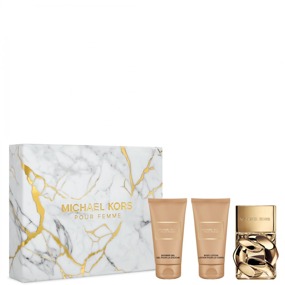Michael Kors Pour Femme - Eau De Parfum Donna 50 Ml + Body Lotion 50 Ml + Shower Gel 50 Ml 