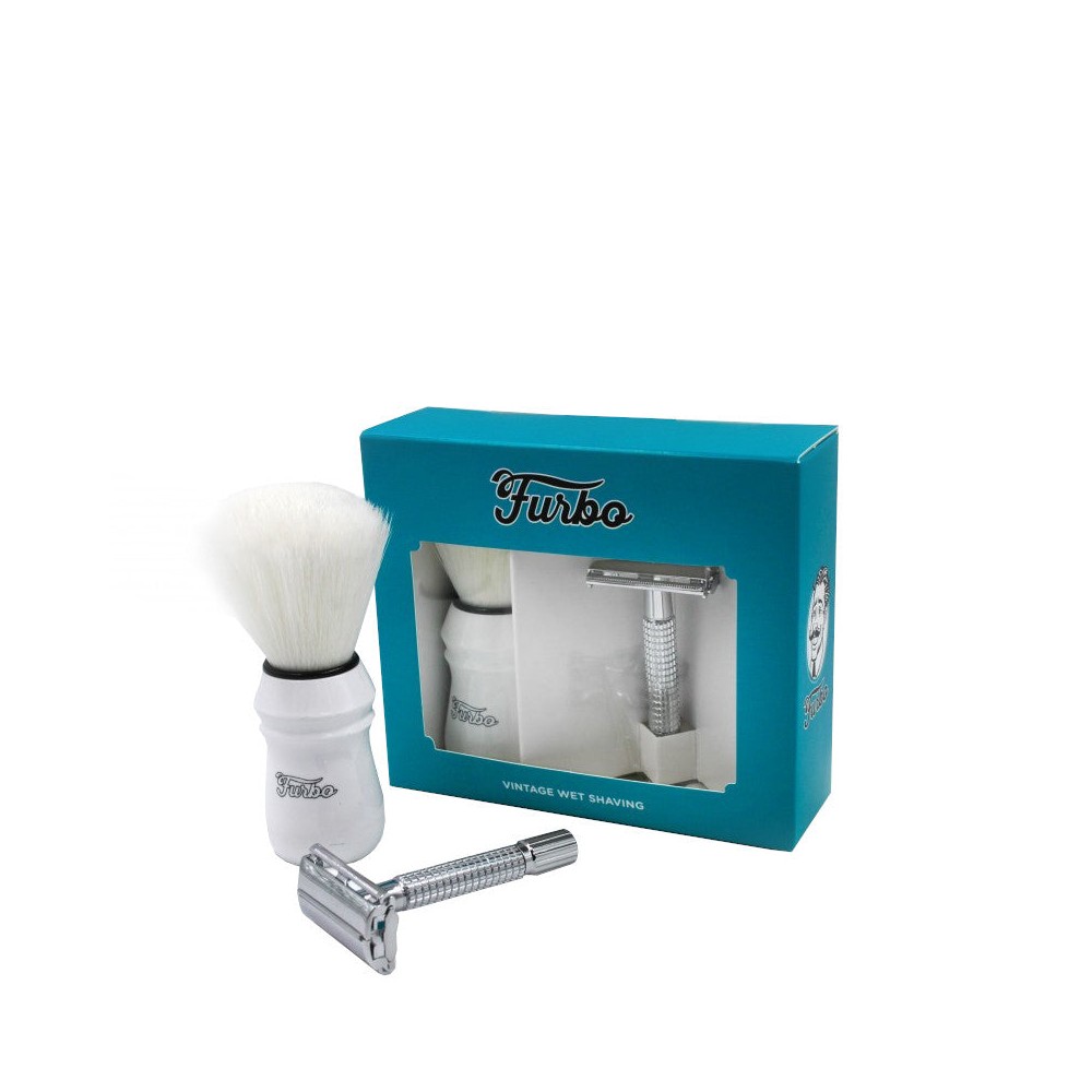 Furbo Vintage Wet Shaving - Rasoio + Pennello 