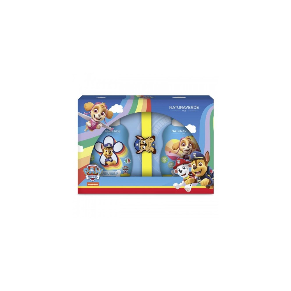 Naturaverde Paw Patrol - Gel Doccia 250 Ml + Shampoo 250 Ml + Braccialetto 