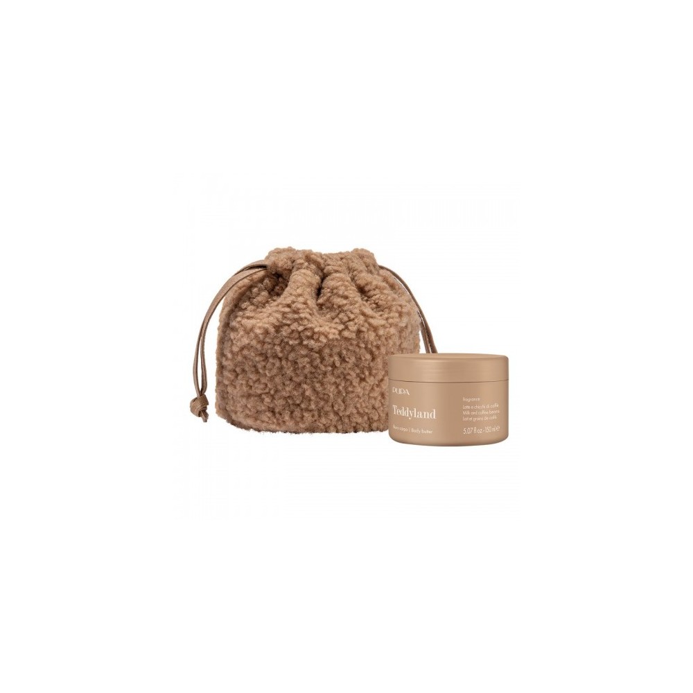 Pupa Teddyland Latte E Chicchi Di CaffÃ - Burro Corpo 150 Ml + Beauty Basket In Tessuto Teddy 